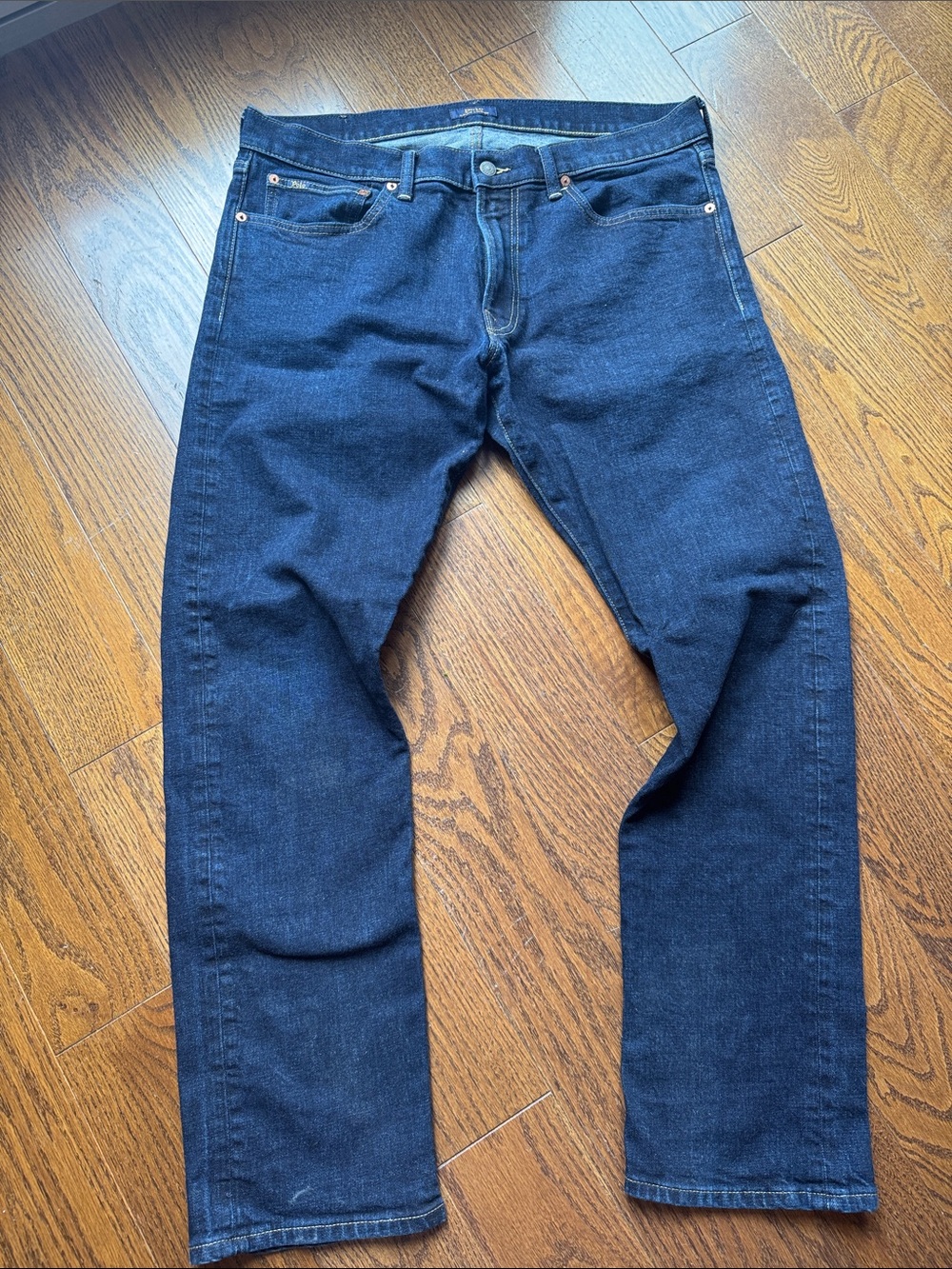 Polo Ralph Lauren “The Varick” Dark Indigo Straight-Leg Men's Jeans